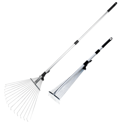 15 Teeth Garden Rake for Leaf and Soil Work