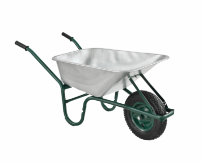 Wheelbarrow with Pneumatic Flat Free Wheel