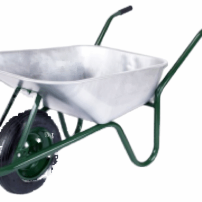 Wheelbarrow with Pneumatic Flat Free Wheel