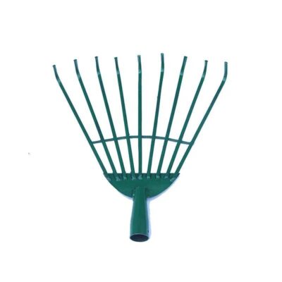 7-Tine Steel Garden Rake for Lawn
