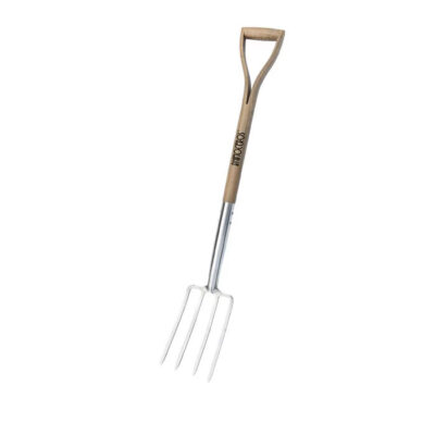 Stainless Steel Spading Fork with Wood Handle