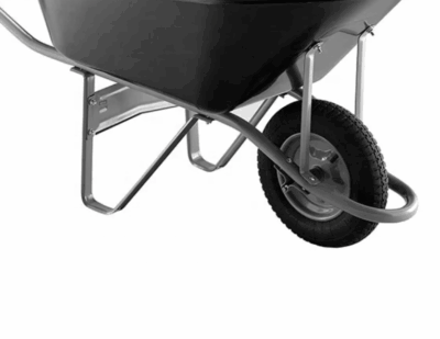 Wheelbarrow Cart with Pneumatic Wheels