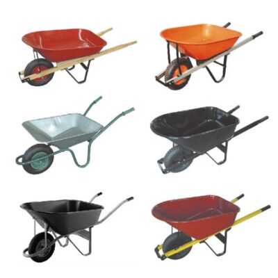 Wheelbarrow Cart with Pneumatic Wheels