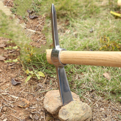 Double head hoe multipurpose garden tool