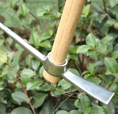 Double head hoe multipurpose garden tool