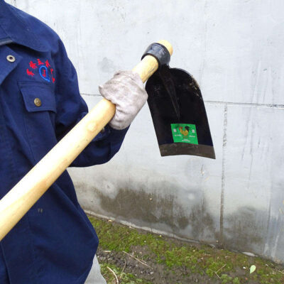 Industrial grade rail steel garden hoe
