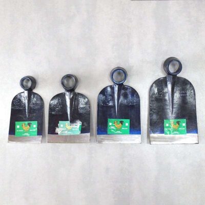 Industrial grade rail steel garden hoe