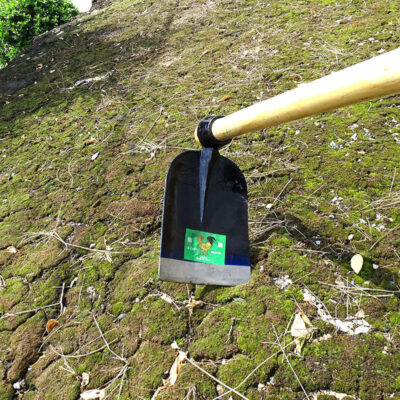 Industrial grade rail steel garden hoe