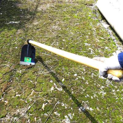 Industrial grade rail steel garden hoe