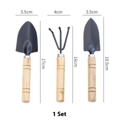Three-piece DIY gardening shovel