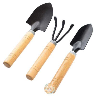 Three-piece DIY gardening shovel