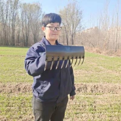 Dual-Use Garden Rake for Soil and Lawn