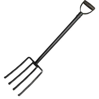 4 Teeth Steel Handle Garden Digging Fork