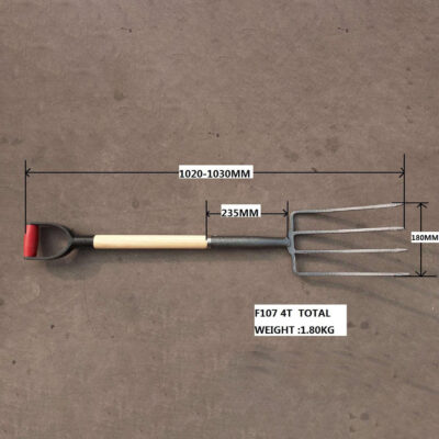 Agricultural Garden Fork with Wooden Handle