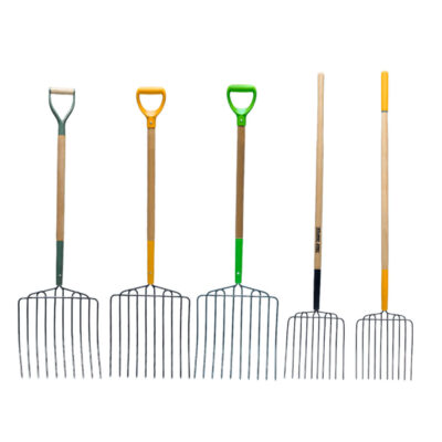 10-Tine Carbon Steel Garden Fork