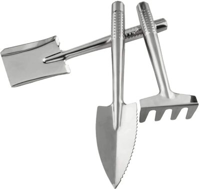 3-Piece Stainless Steel Garden Tool Set