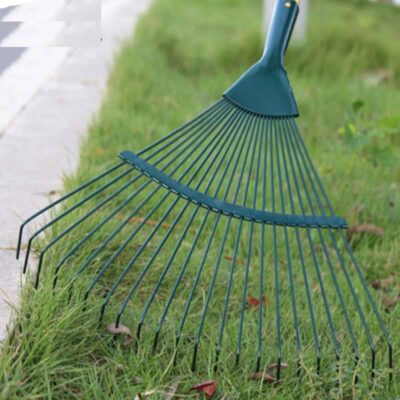 Steel Wire Grass Rake for Garden Cleaning