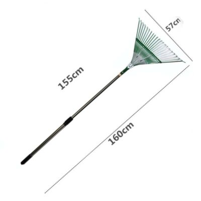 Steel Wire Grass Rake for Garden Cleaning