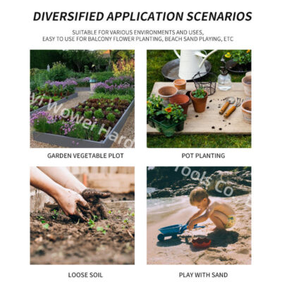 Two-Head Hoe with Five-Tine Rake