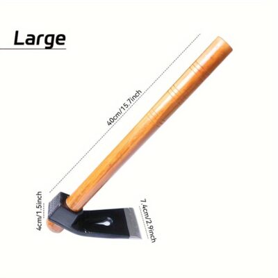 Durable Metal Garden Hoe with Wooden Handle