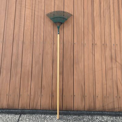 Metal Tine Leaf Rake with Replacement Handle