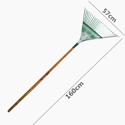 Custom Wooden Leaf Scoops with Steel Handle