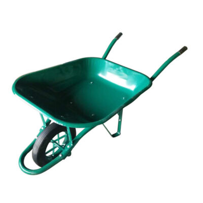 Green Heavy Duty Wheelbarrow with OEM Support