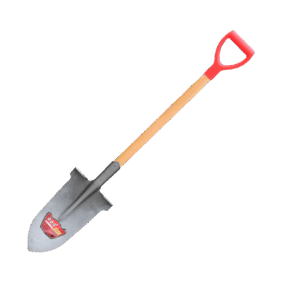 Carbon steel garden spade shovel