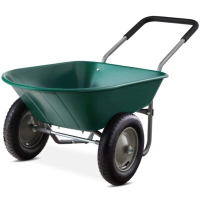Heavy Duty Steel Garden Wheelbarrow