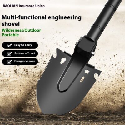 multi-functional car shovel for camping