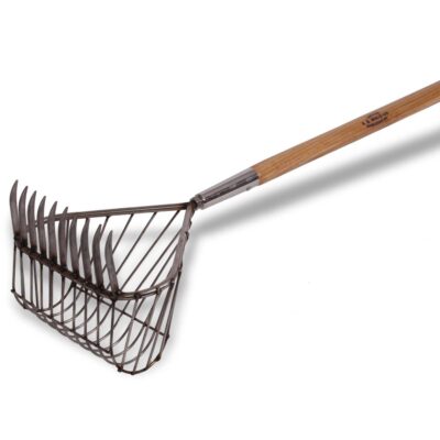 Steel Tine Yard Rake with Wooden Handle