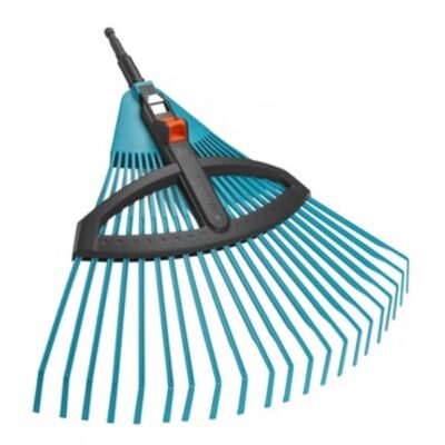 Steel Tine Yard Rake with Wooden Handle