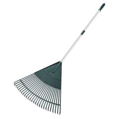 Steel Tine Yard Rake with Wooden Handle
