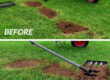 30x10 Inch Lawn Rake for DIY Gardening