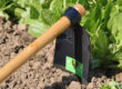 forged wood handle farming hoe