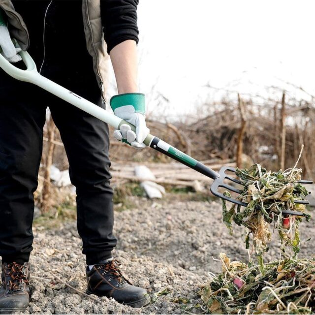 Custom Carbon Steel Fork Hand Tools for Gardening Supplier (3) Long Handle Garden Fork for Digging