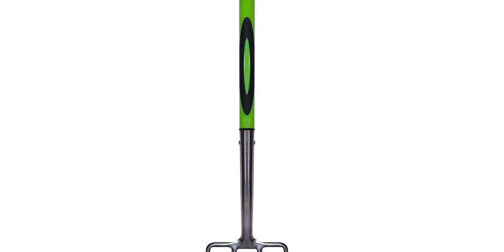 Garden Digging Fork with ERGO Steel Tube PVC Coated (1) Hantop Steel Garden Digging Fork