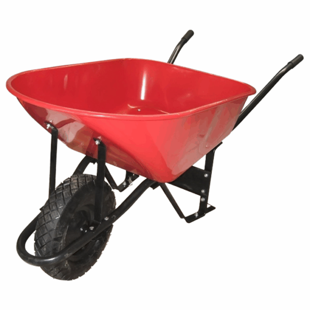 Heavy Duty Wheelbarrow garden tool with Steel Frame (5) Heavy Duty Wheelbarrow with Steel Frame