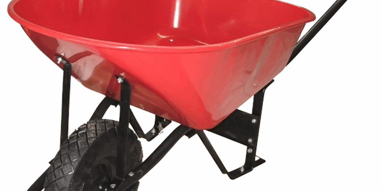 Heavy Duty Wheelbarrow garden tool with Steel Frame (5) Heavy Duty Wheelbarrow with Steel Frame
