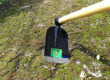 Industrial grade rail steel garden hoe
