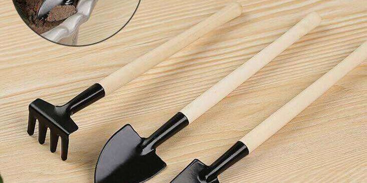 Three-piece DIY gardening shovel