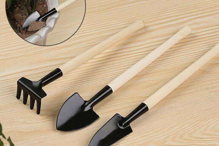 Three-piece DIY gardening shovel