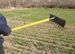 Dual-Use Garden Rake for Soil and Lawn