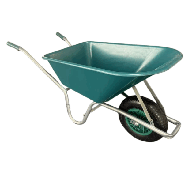 Outdoor Garden Farm Construction Wheelbarrow Garden Tool For Europe (2) 85L Heavy Duty Wheelbarrow