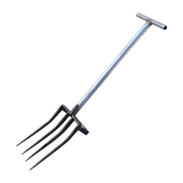 Rust-Resistant Garden Digging Fork with High Carbon Steel Tine (1) Rust-Resistant Garden Digging Fork
