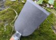 Thickened rail steel digging hoe