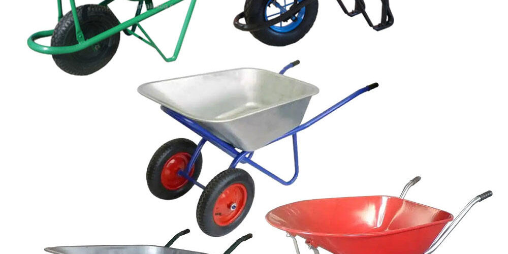 Various Types of Wheel Barrow Wheelbarrow Garden Tool Building Construction (1) Wheelbarrow Garden Tool for Construction