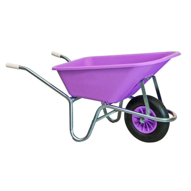 Wheelbarrow with Galvanized Frame Durable Garden Tool Supplier (1) Wheelbarrow with Galvanized Frame