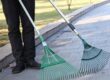 Steel Wire Grass Rake for Garden Cleaning