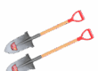Carbon steel garden spade shovel